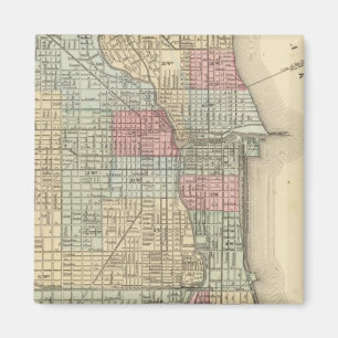 Imán Mapa de Chicago por Mitchell