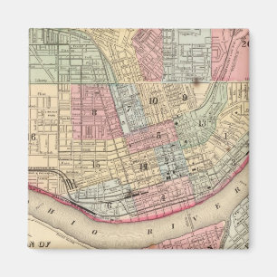 Imán Mapa de Cincinnati por Mitchell