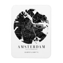 Mapa de ciudades de Ámsterdam