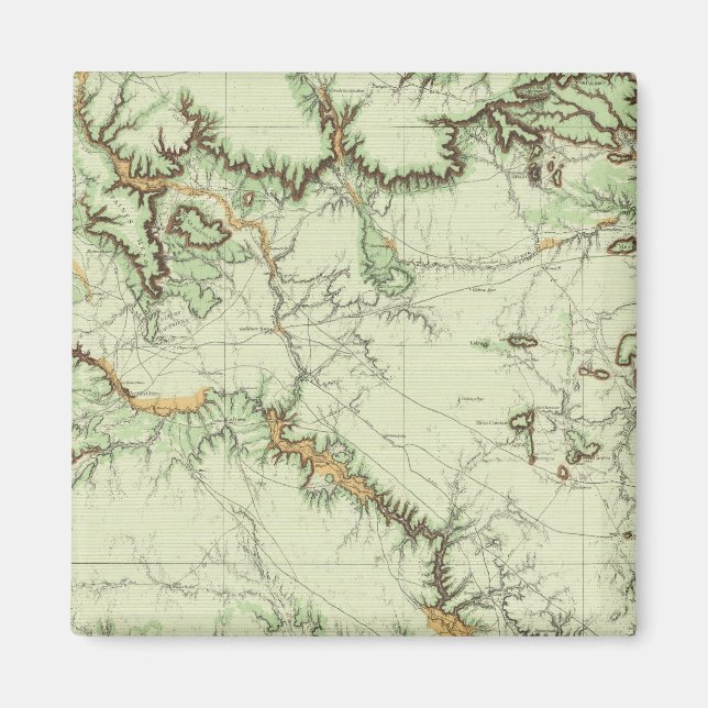 Imán Mapa de Clasificación de Tierras de Nuevo México (Frente)