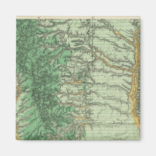Imán Mapa de Clasificación de Tierras del Suroeste de