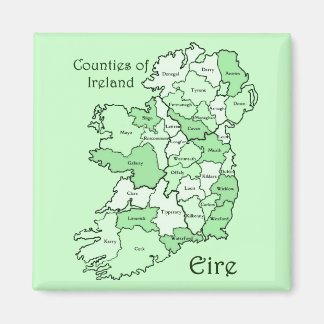 Imán Mapa de condados de Irlanda