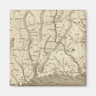 Imán Mapa de Connecticut por Arrowsmith