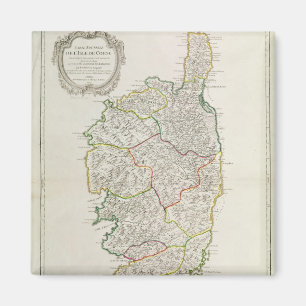 Imán Mapa de Córcega