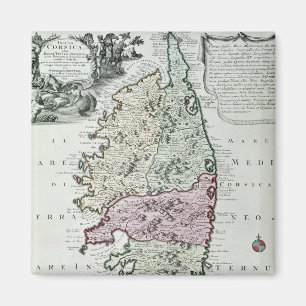 Imán Mapa de Córcega