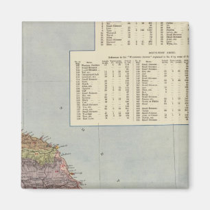 Imán Mapa de cuencas hidrográficas Inglaterra, Gales 2