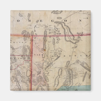 Imán Mapa de DeGroot del Territorio de Nevada