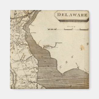 Imán Mapa de Delaware de Arrowsmith