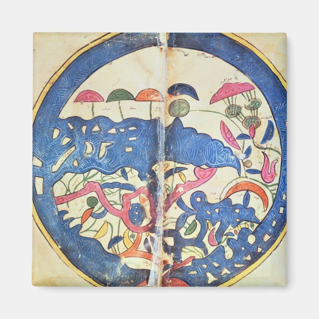 Imán Mapa de Egipto, 1348 (Frente)