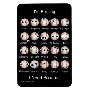 Imán Mapa de Emociones de Béisbol