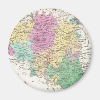Imán Mapa de época de Bélgica (1827)