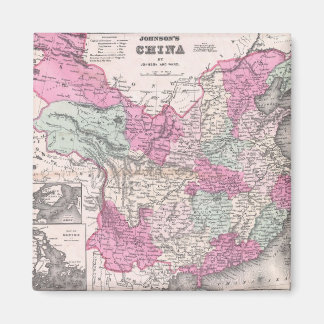 Imán Mapa de época de China (1862)
