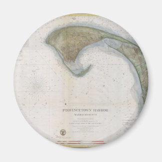 Imán Mapa de época de Provincetown