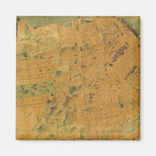 Imán Mapa de escaladores de San Francisco