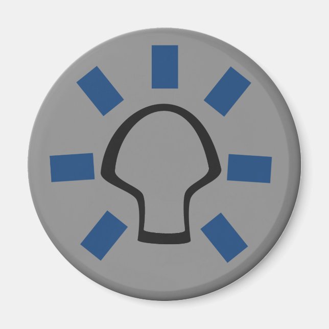 Imán Mapa de escape de rúnica de la carrera corporal (Frente)