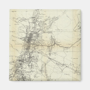 Imán Mapa de esquema del distrito de Washoe
