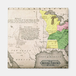 Imán Mapa de Estados Unidos