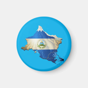 Imán Mapa de estilo de Nicaragua