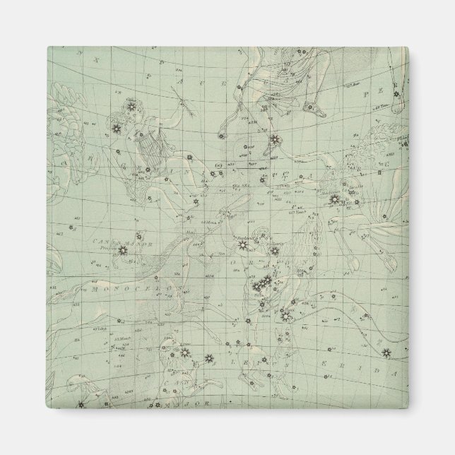 Imán Mapa de estrella (Frente)