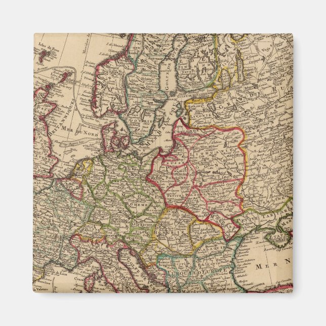 Imán Mapa de Europa (Frente)