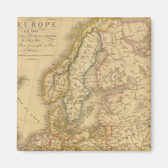 Imán Mapa de Europa 2 (Frente)