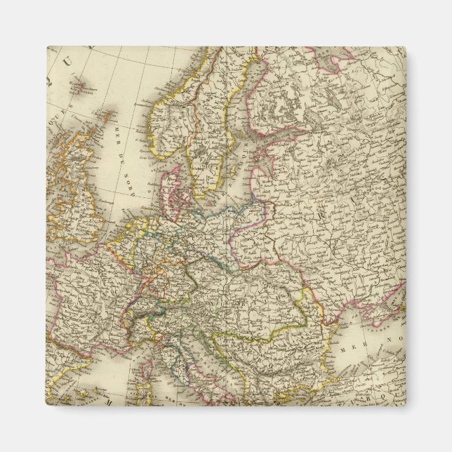 Imán Mapa de Europa 3 (Frente)