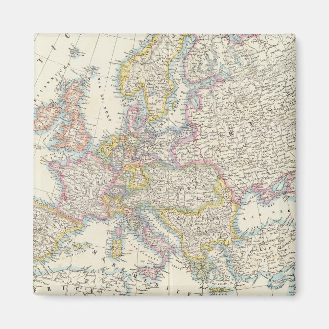 Imán Mapa de Europa 3 (Frente)