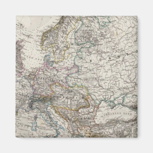 Imán Mapa de Europa de Stieler