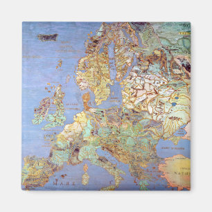 Imán Mapa de Europa del siglo XVI