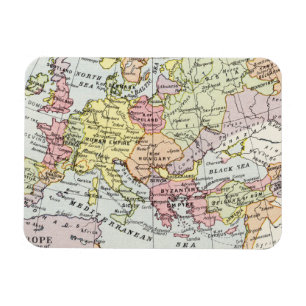 Imán Mapa de Europa el   la tercera cruzada