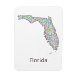 Imán mapa de Florida