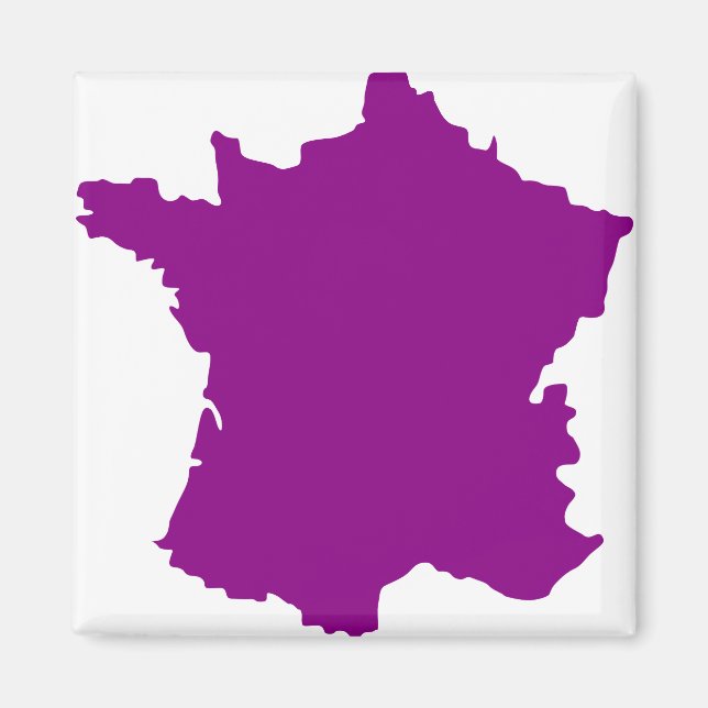 Imán Mapa de Francia País Europa (Frente)