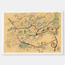Mapa de Fromville, Mapa de Victor, Regalo para fan