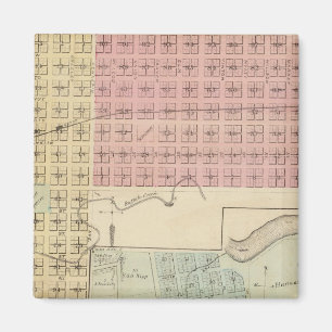 Imán Mapa de Glencoe, Mapa de Henderson, Minnesota
