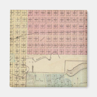 Imán Mapa de Glencoe, Mapa de Henderson, Minnesota