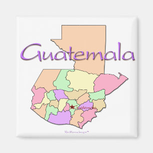 Imán Mapa de Guatemala