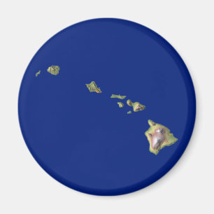 Imán Mapa de Hawaii