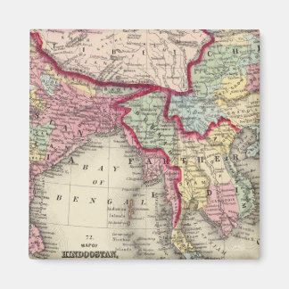 Imán Mapa de Hindostán, Más Lejos India, China y Tíbet