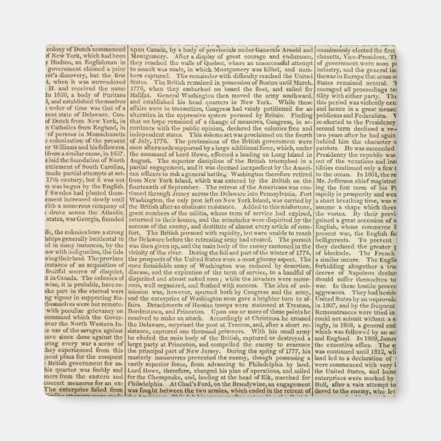 Imán Mapa de Historia de Estados Unidos 2 (Frente)