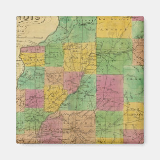 Imán Mapa de Illinois
