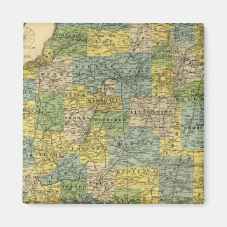 Imán Mapa de Illinois 2