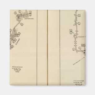 Imán Mapa de índices Albany, Saratoga Springs