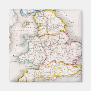 Imán Mapa de Inglaterra el   Britannia Antiqua