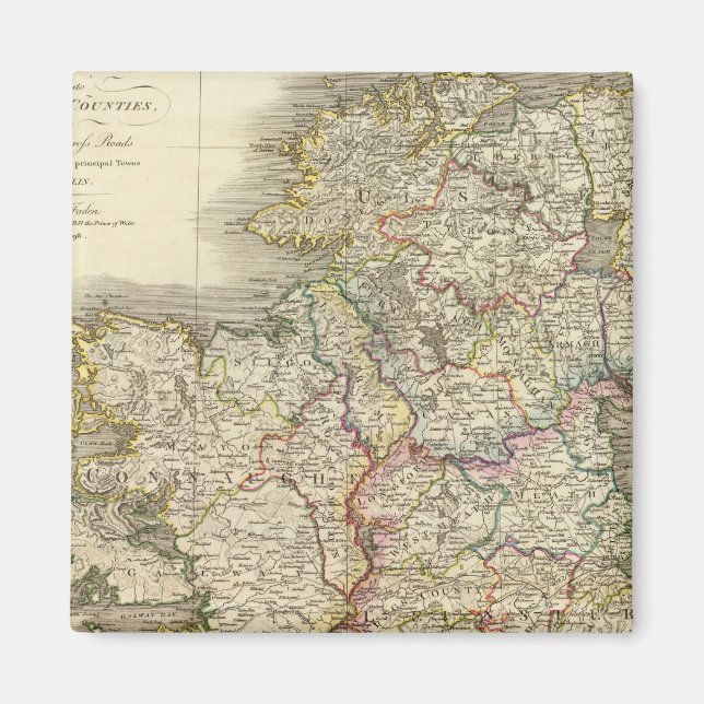 Imán Mapa de Irlanda (Frente)