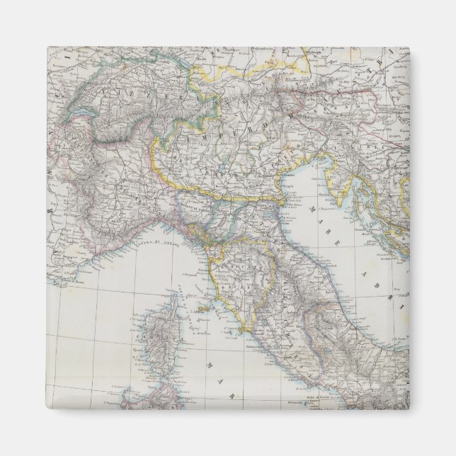 Imán Mapa de Italia (Frente)