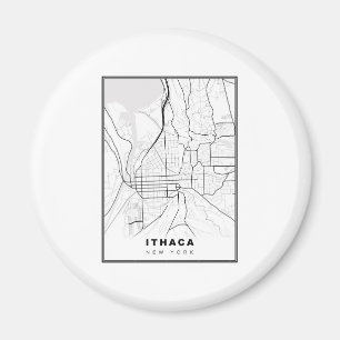 Imán Mapa de Ithaca