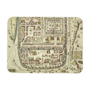 Imán Mapa de Jerusalén y de los alrededores, de 'C