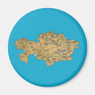 Imán Mapa de Kazajistán