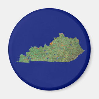 Imán Mapa de Kentucky Magnet