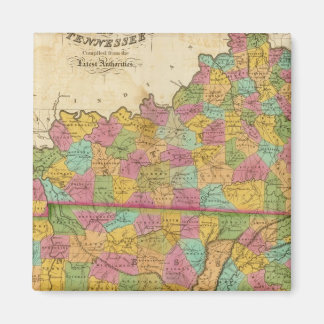 Imán Mapa de Kentucky y Tennessee